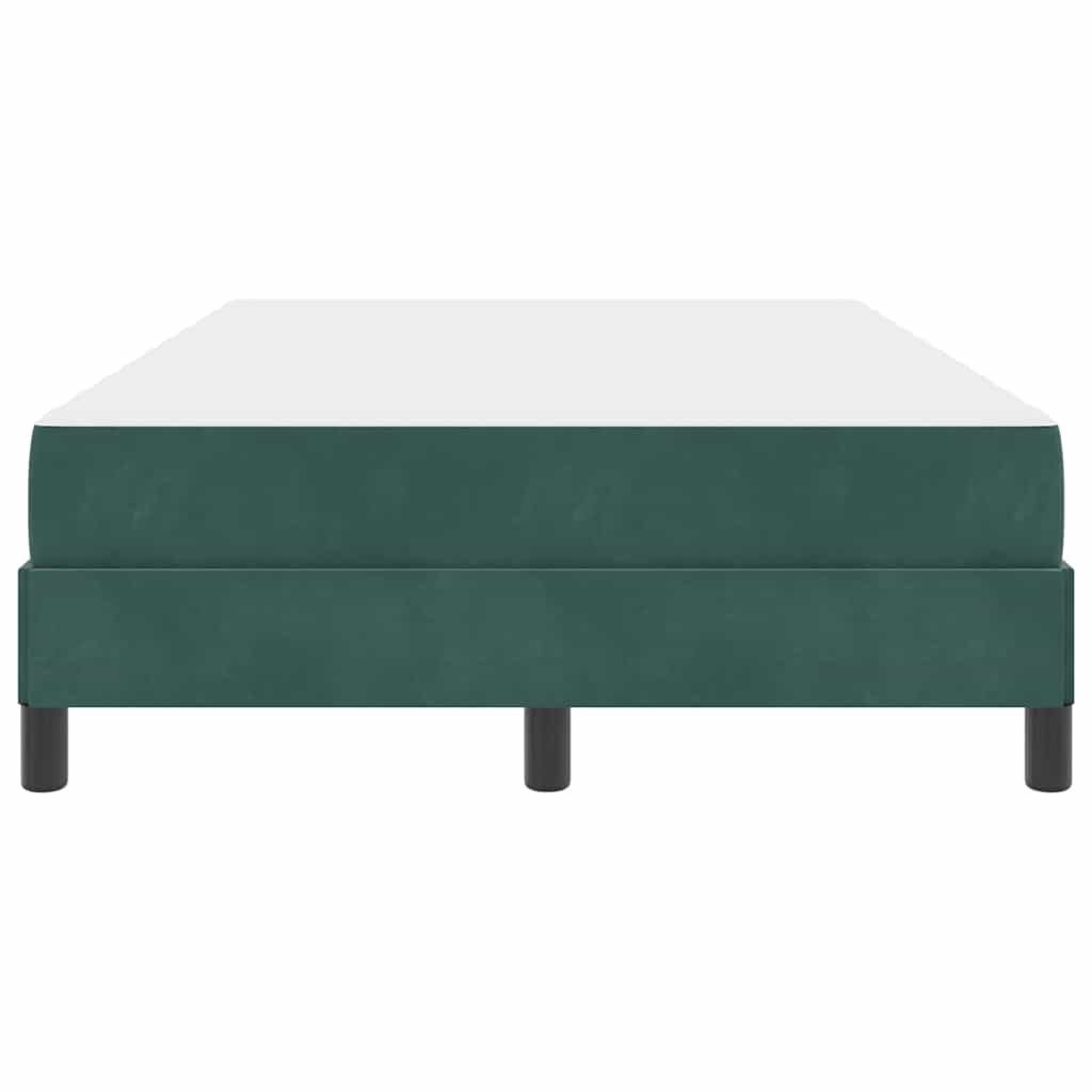 Letto a molle con materasso Verde Scuro 120 x 220 cm Tessuto 3398788