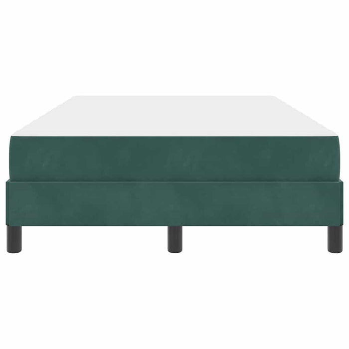 Letto a molle con materasso Verde Scuro 120 x 220 cm Tessuto 3398788