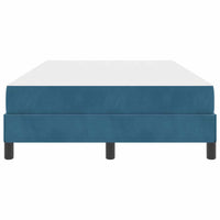 Letto a molle con materasso Blu Scuro 120 x 220 cm Tessuto 3398789