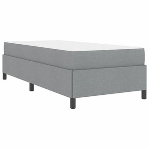 Letto a molle Grigio chiaro 80 x 200 cm Tessuto 3398815