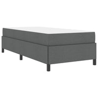 Letto a molle Grigio scuro 80 x 200 cm Tessuto 3398816