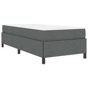 Letto a molle Grigio scuro 80 x 200 cm Tessuto 3398816