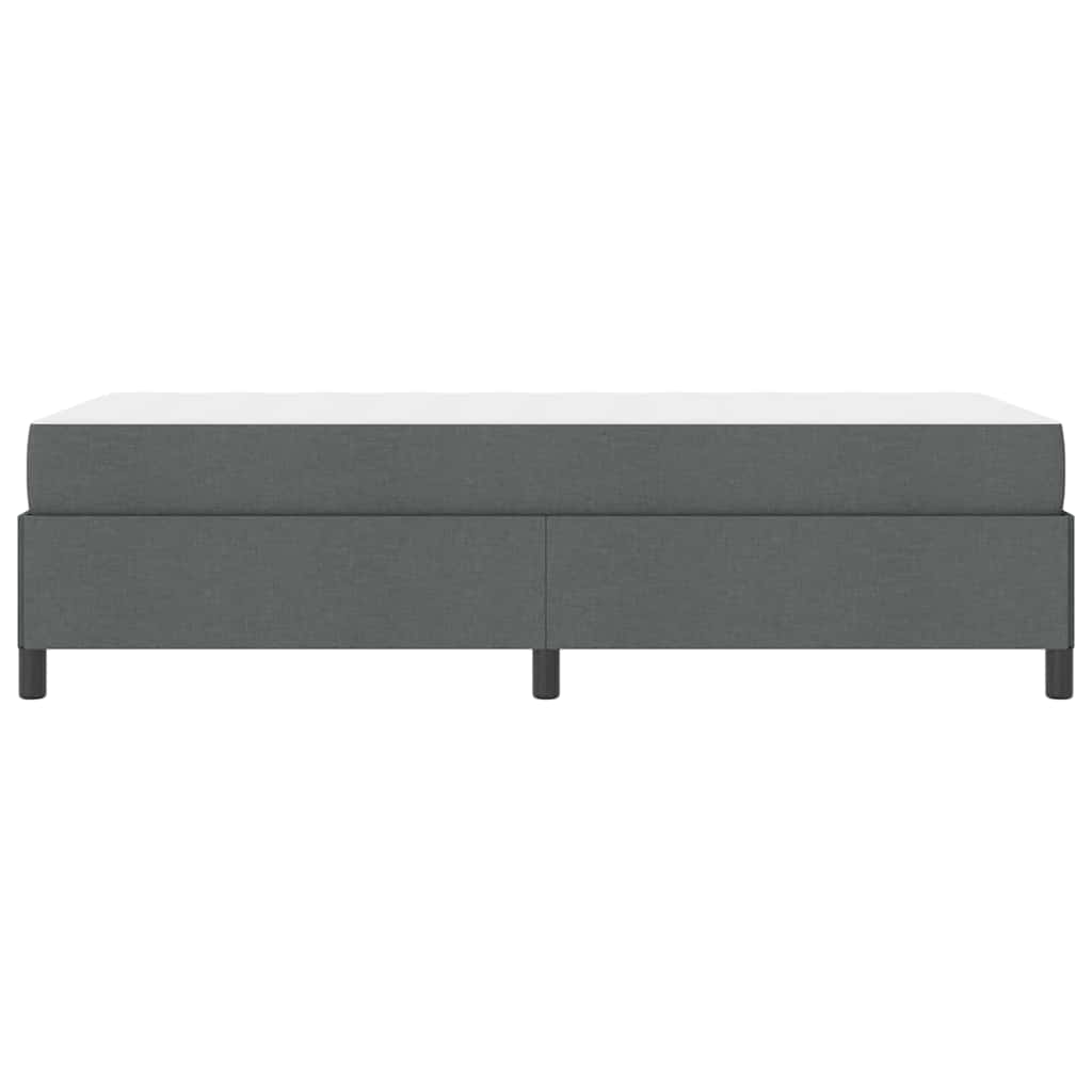 vidaXL Letto a molle Grigio scuro e Nero 80 x 200 cm
