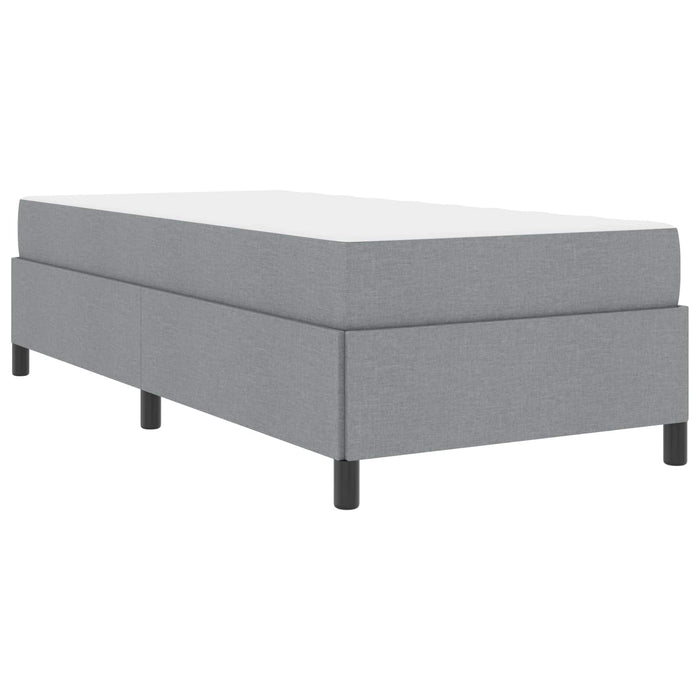 Letto a molle Grigio chiaro 90 x 200 cm Tessuto 3398829