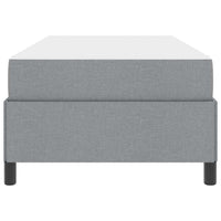 Letto a molle Grigio chiaro 90 x 200 cm Tessuto 3398829