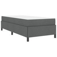 vidaXL Letto a molle Grigio scuro e Nero 90 x 200 cm