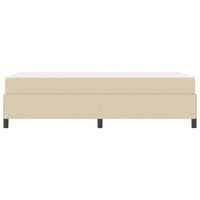 Letto a molle Crema 90 x 200 cm Tessuto 3398834