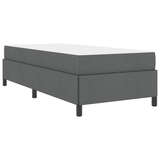 vidaXL Letto a molle Grigio scuro e Nero 100 x 200 cm