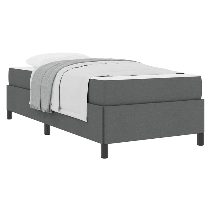 vidaXL Letto a molle Grigio scuro e Nero 100 x 200 cm