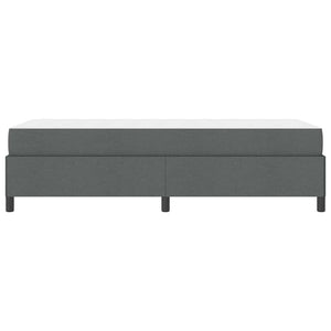 vidaXL Letto a molle Grigio scuro e Nero 100 x 200 cm