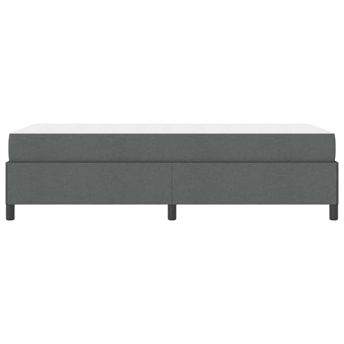 vidaXL Letto a molle Grigio scuro e Nero 100 x 200 cm