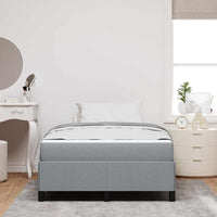 Letto a molle Grigio chiaro 120 x 190 cm Tessuto 3398843