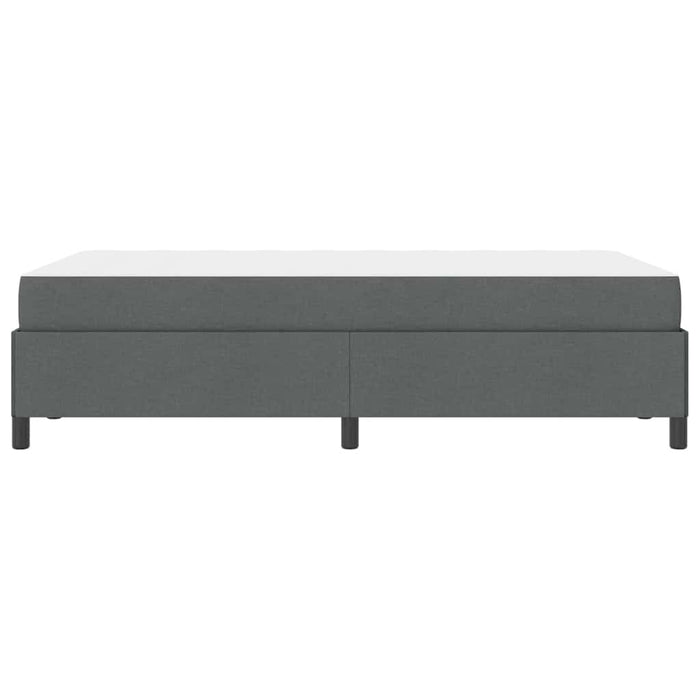 vidaXL Letto a molle Grigio scuro e Nero 120 x 190 cm
