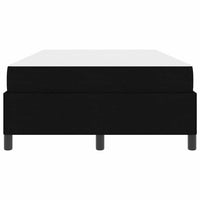 vidaXL Letto a molle Nero e Nero 120 x 190 cm
