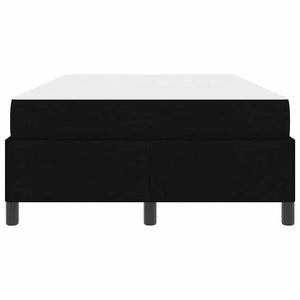 vidaXL Letto a molle Nero e Nero 120 x 190 cm