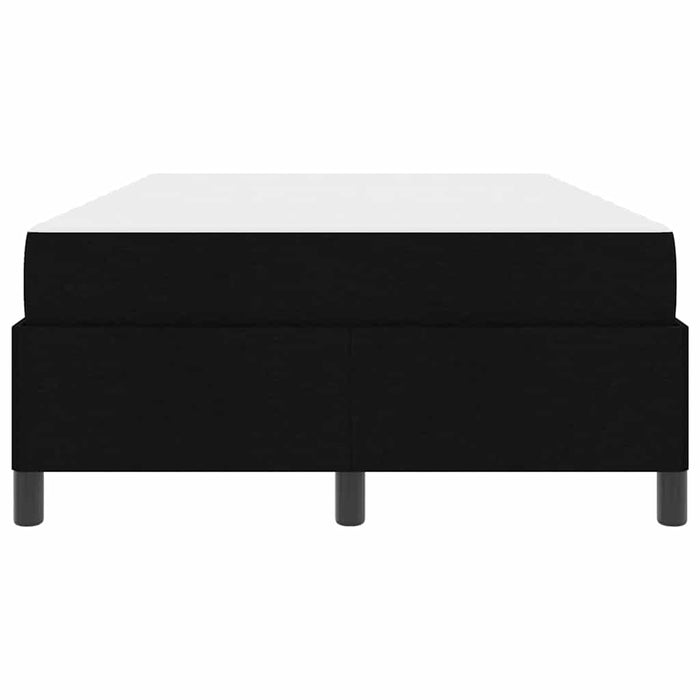 vidaXL Letto a molle Nero e Nero 120 x 190 cm