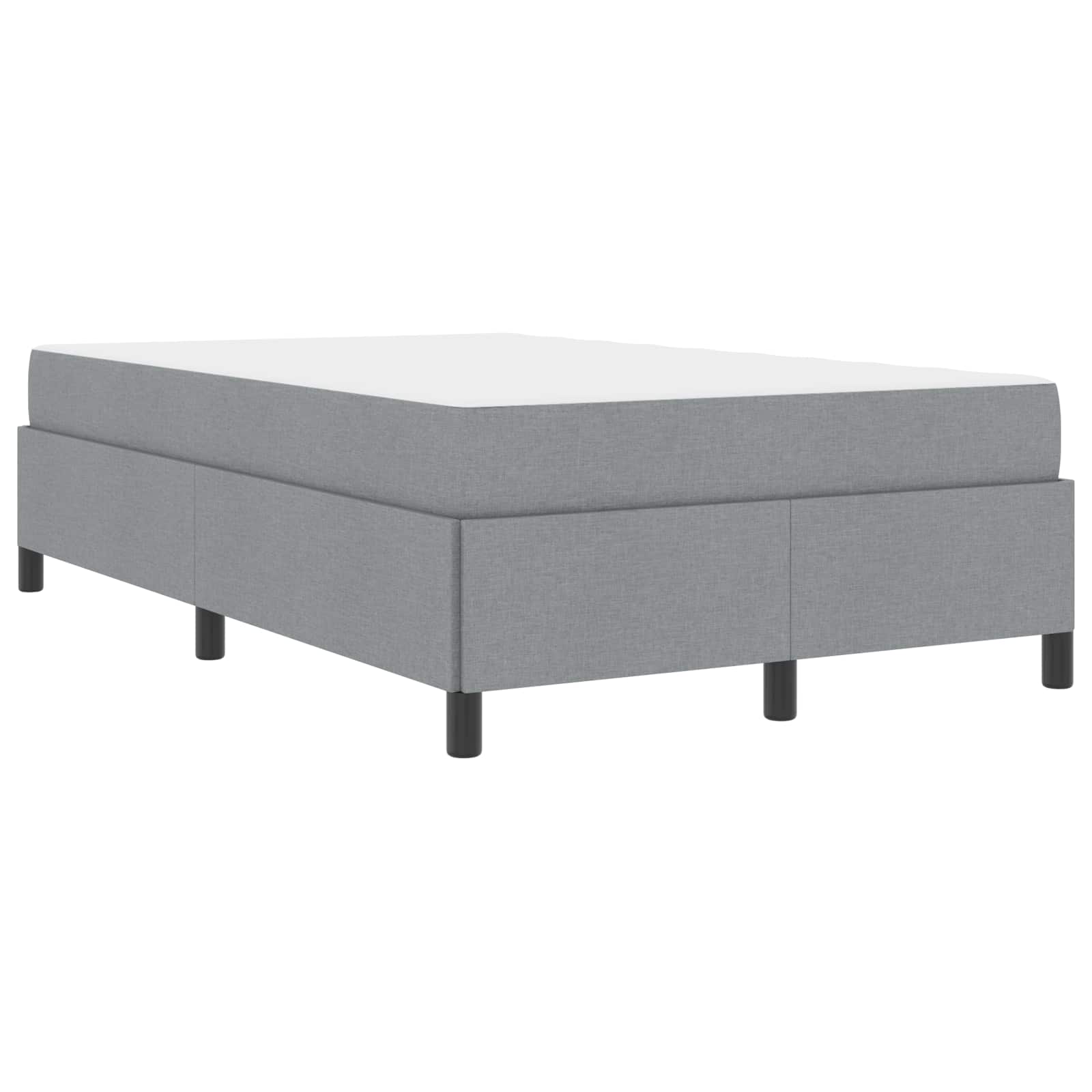 Letto a molle Grigio chiaro 120 x 200 cm Tessuto 3398850
