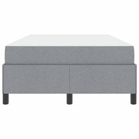 vidaXL Letto a molle Grigio chiaro e nero 120 x 200 cm