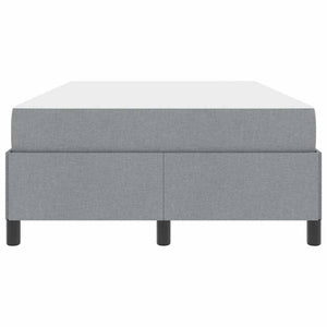 Letto a molle Grigio chiaro 120 x 200 cm Tessuto 3398850