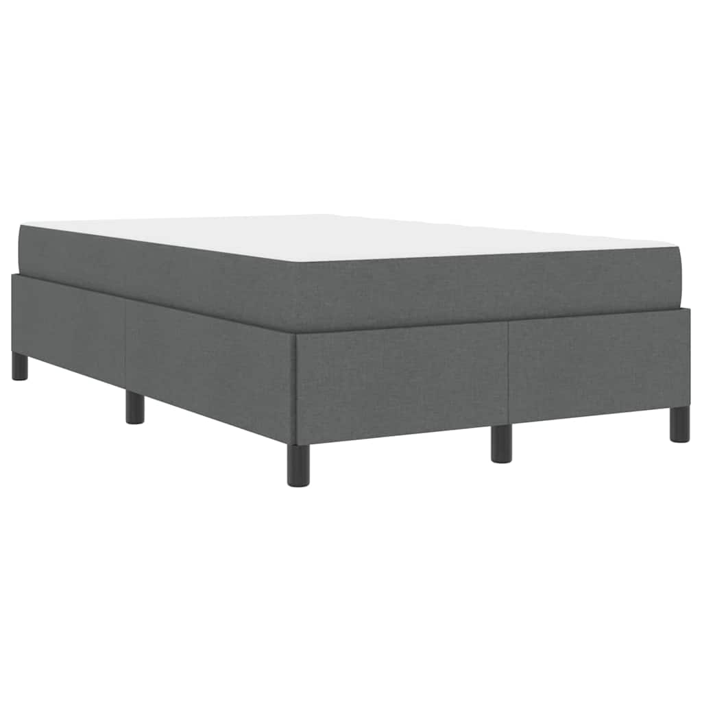 vidaXL Letto a molle Grigio scuro e Nero 120 x 200 cm