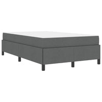 vidaXL Letto a molle Grigio scuro e Nero 120 x 200 cm