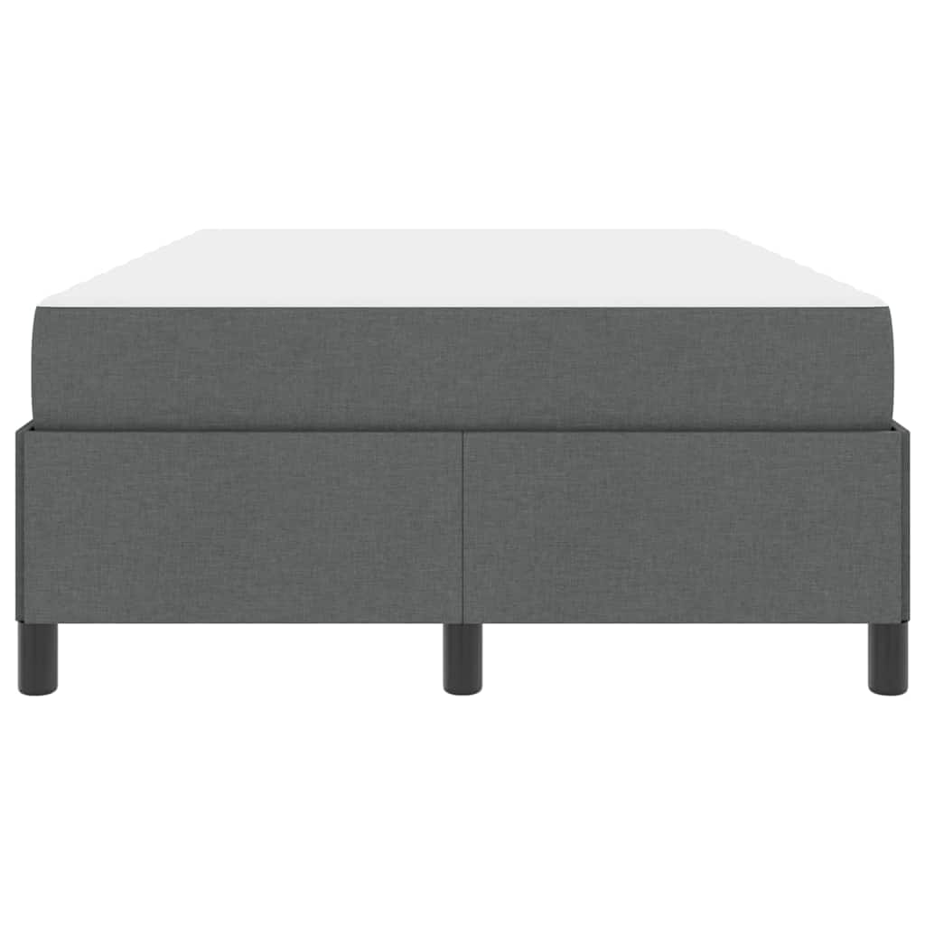vidaXL Letto a molle Grigio scuro e Nero 120 x 200 cm