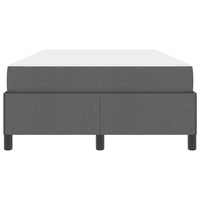 vidaXL Letto a molle Grigio scuro e Nero 120 x 200 cm