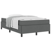 vidaXL Letto a molle Grigio scuro e Nero 120 x 200 cm