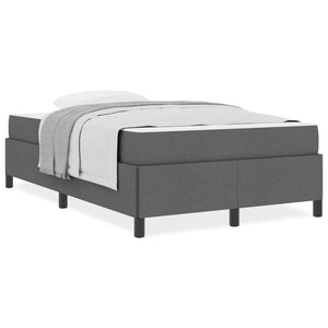 vidaXL Letto a molle Grigio scuro e Nero 120 x 200 cm