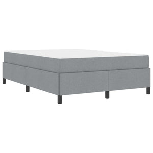 Letto a molle Grigio chiaro 140 x 190 cm Tessuto 3398857