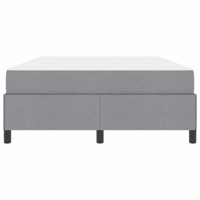 Letto a molle Grigio chiaro 140 x 190 cm Tessuto 3398857