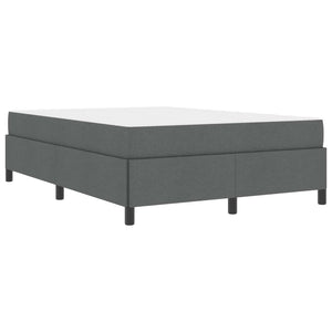 Letto a molle Grigio scuro 140 x 190 cm Tessuto 3398858