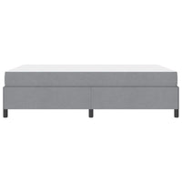 Letto a molle Grigio chiaro 160 x 200 cm Tessuto 3398871