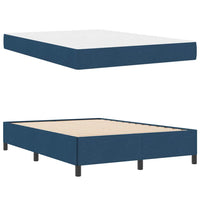 Letto a molle Blu 160 x 200 cm Tessuto 3398877