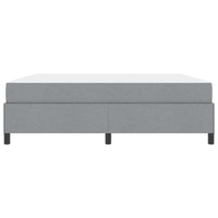 vidaXL Letto a molle Grigio chiaro e nero 180 x 200 cm