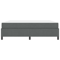 vidaXL Letto a molle Grigio scuro e Nero 180 x 200 cm