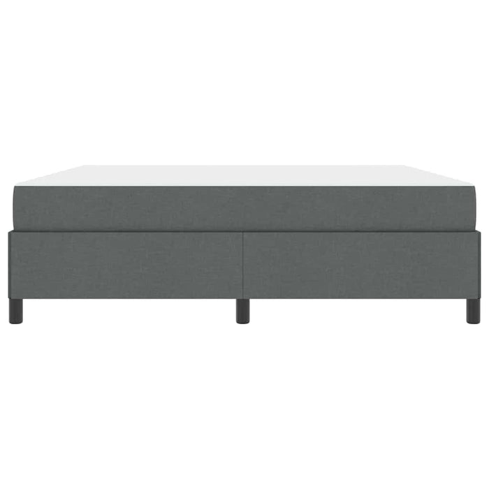 vidaXL Letto a molle Grigio scuro e Nero 180 x 200 cm