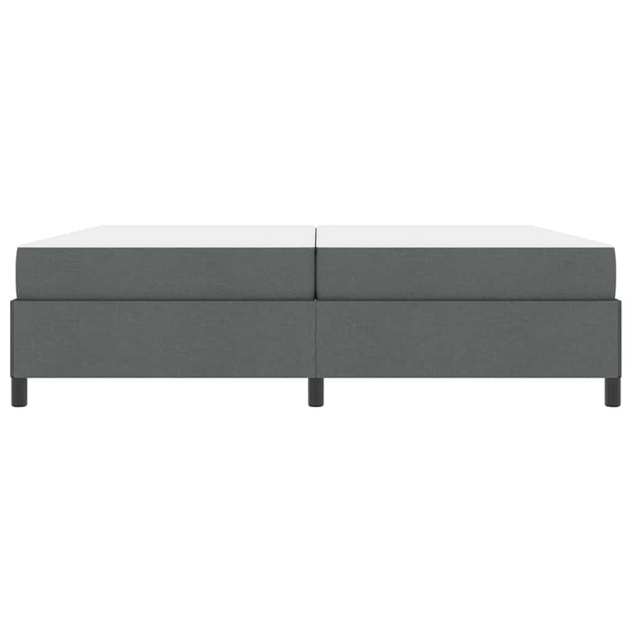 Letto a molle Grigio scuro 200 x 200 cm Tessuto 3398886