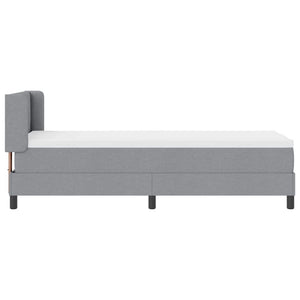 Letto box spring con materasso Grigio chiaro 80 x 200 cm 3341132