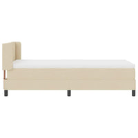 Letto box spring con materasso con materasso Crema 100 x 200 cm 3341158