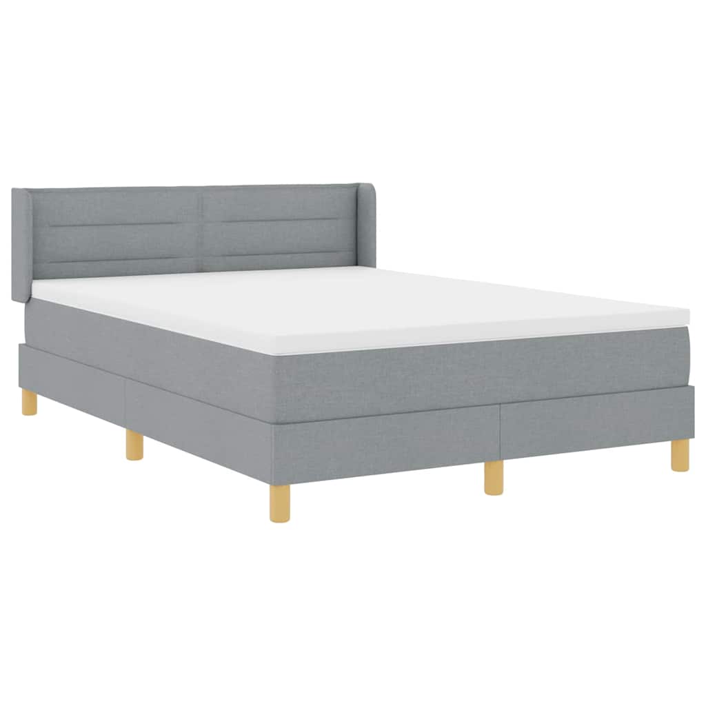<strong>Letto a Molle< / strong> Grigio chiaro 140 x 190 cm 3341223