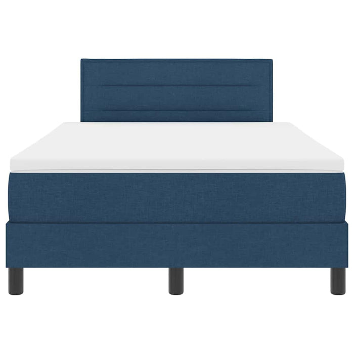 Letto a molle con materasso Blu 120 x 190 cm Tessuto 3342120