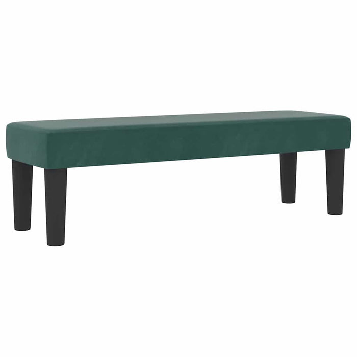 Letto a molle con materasso Verde scuro 120 x 200 cm Velluto 3344573