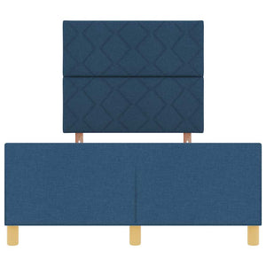 Struttura del letto con testiera Blu 120 x 190 cm Tessuto 3344794