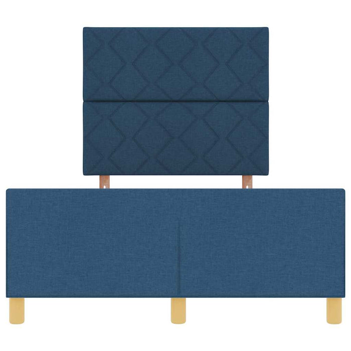 Struttura del letto con testiera Blu 120 x 190 cm Tessuto 3344794