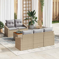 Set Divano da Giardino 6 pcs beige e grigio chiaro 3356439