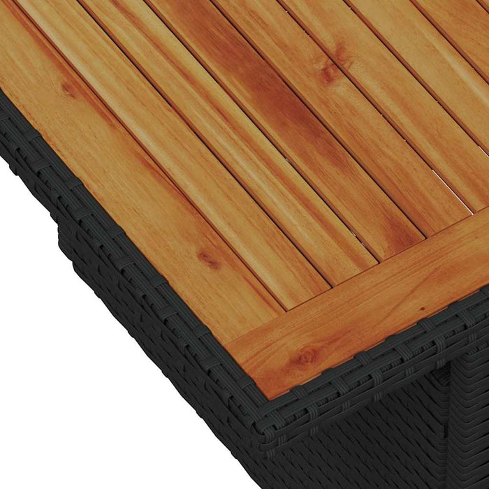 Set di divani da giardino 7 pezzi  con cuscini in polirattan nero 3358021