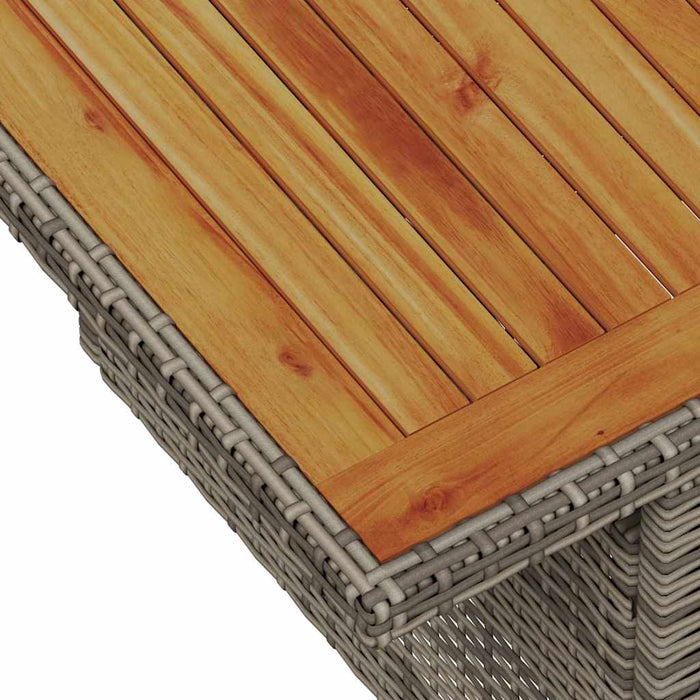 Set di divani da giardino 6 pezzi  con cuscini in rattan sintetico grigio 3358057