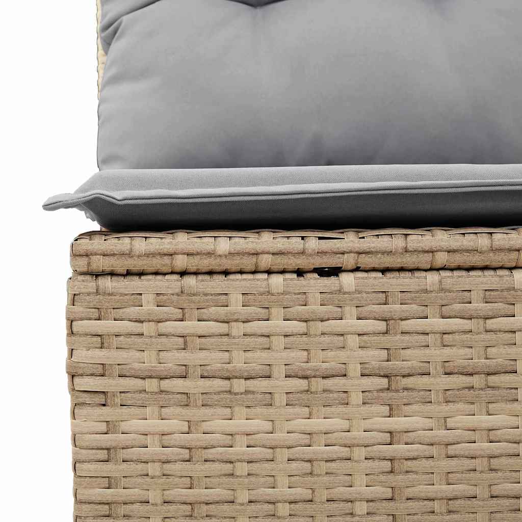 Set di divani da giardino 7 pezzi con cuscini in rattan beige 3358457
