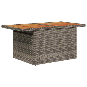 Set Divani da Giardino 7 Pezzi  con Cuscini in Rattan Sintetico Grigio 3358768